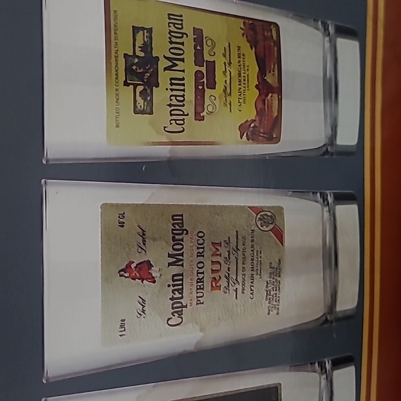 VINTAGE CAPTAIN MORGAN OFFICIAL CREW GEAR SET-OF-4  15OZ GLASSES - Picture 11 of 13